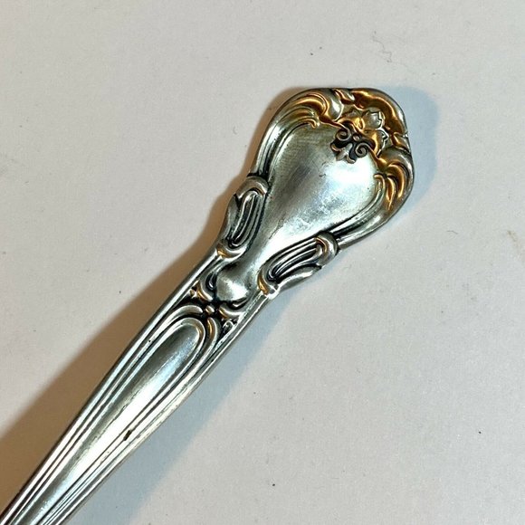 Gorham 2001 Sterling Silver Spoon Snowflake Serving Chantilly Holiday Collector - Picture 5 of 6